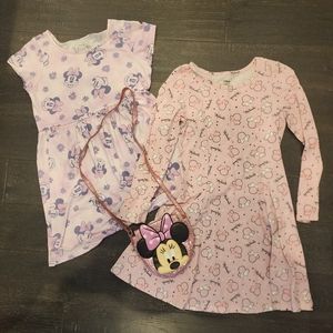 Girls Minnie Mouse Dress Lot
